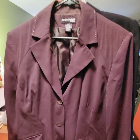 Norton McNaughton Jackets & Blazers - Norton McNaughton Brown Blazer Size 22W
